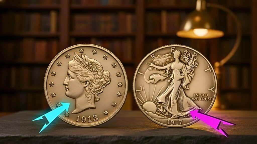 1917 Walking Liberty Half Dollar Worth Up to $175,000: Rare Varieties & Error Coins